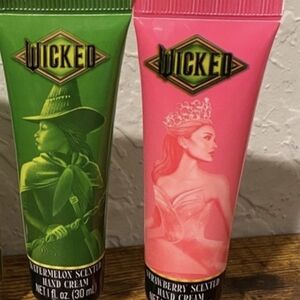 Wicked Watermelon & Strawberry Scented Hand Cream Duo - Green & Pink